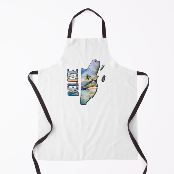 Item preview, Belize Watercolor Map designed and sold by Motivburg.