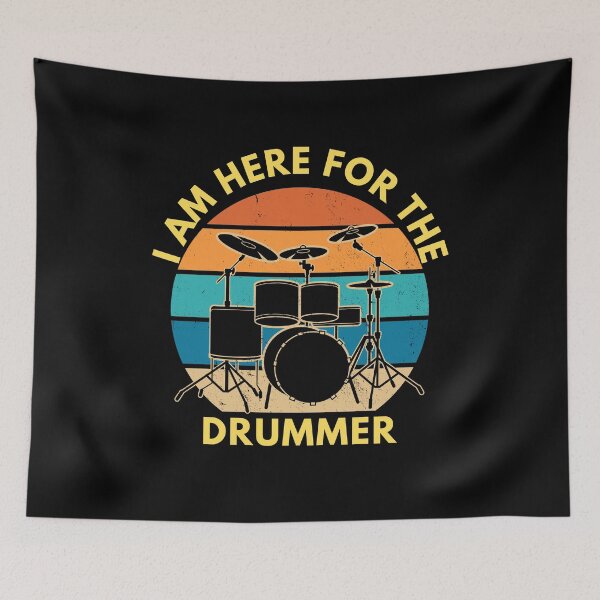 Item preview, i am here for the drummer designed and sold by sydney-syder.