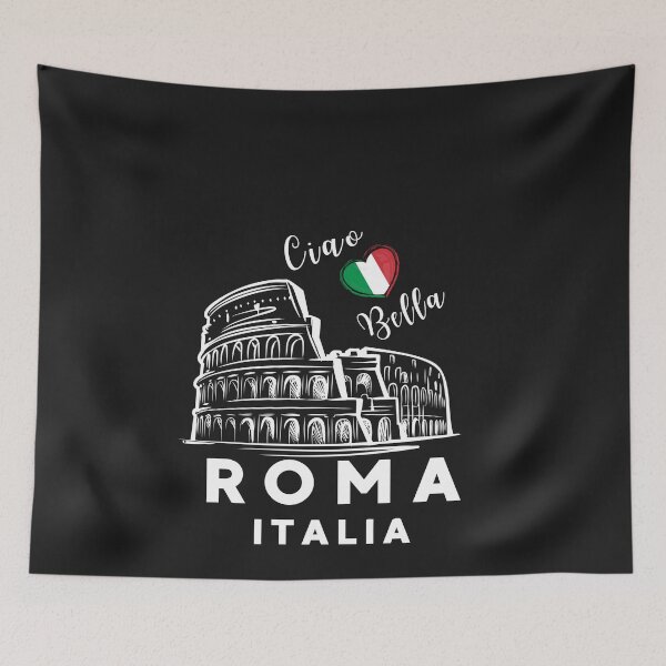 Item preview, Ciao Bella Roma Italia flag football holiday souvenir designed and sold by MilkyForest.