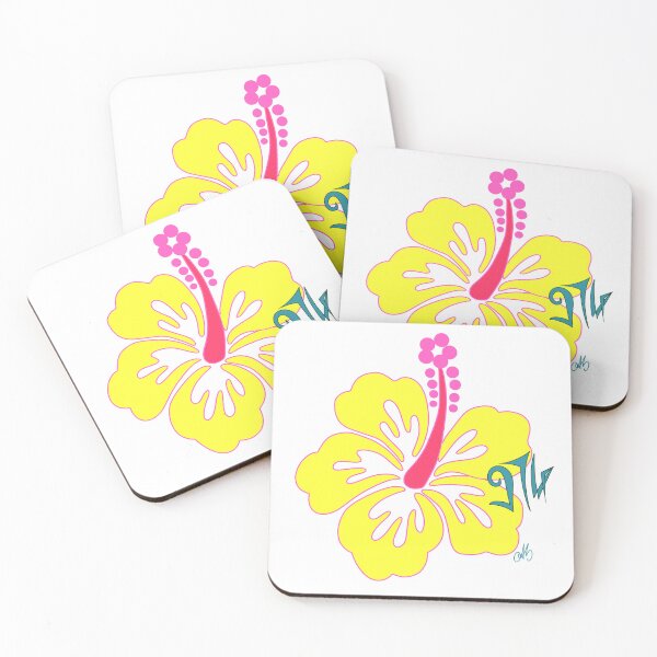 Item preview, Yellow hibiscus 974 designed and sold by ASdessins.