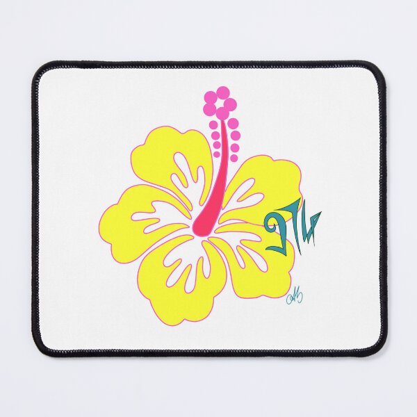 Item preview, Yellow hibiscus 974 designed and sold by ASdessins.