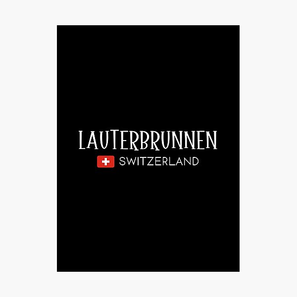 Item preview, Lauterbrunnen - Switzerland  designed and sold by StudioRedKoala.