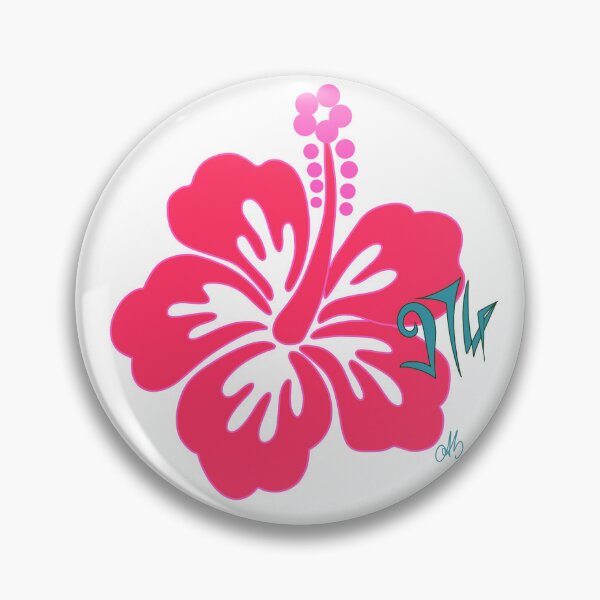 Item preview, Pink hibiscus 974 designed and sold by ASdessins.