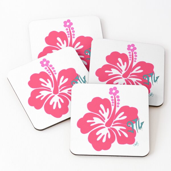 Item preview, Pink hibiscus 974 designed and sold by ASdessins.
