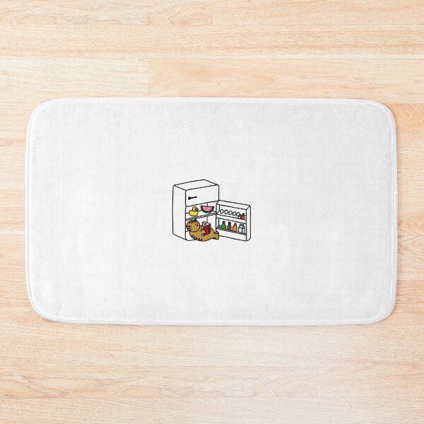 Item preview, a Cat and a Duck reading a book in the refigerator designed and sold by superbaechoo.