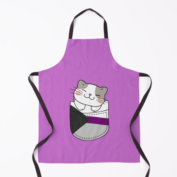 Item preview, Demisexual Pride Cat in Faux Pocket designed and sold by everything4eva.