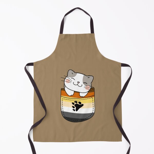 Item preview, Bear Pride Cat in Faux Pocket designed and sold by everything4eva.