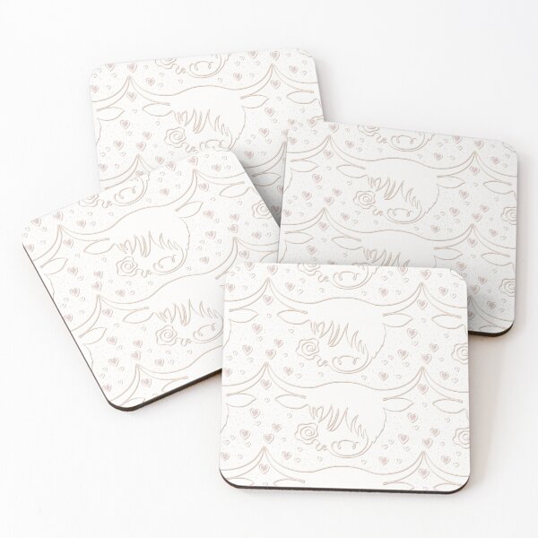 Item preview, Romantic bulls, Beige on a white background designed and sold by Alex  Blud.