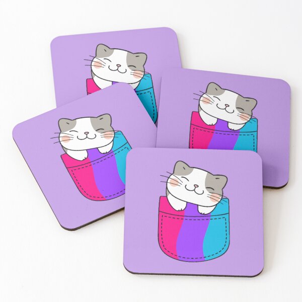 Item preview, Gato Androgyne Pride en bolsillo falso designed and sold by everything4eva.