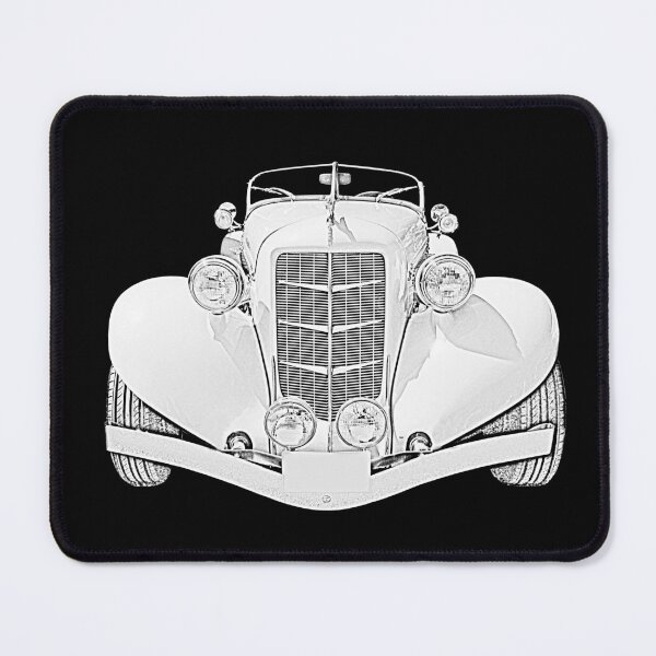 Item preview, Auburn Speedster 1930s American classic car monochrome designed and sold by soitwouldseem.