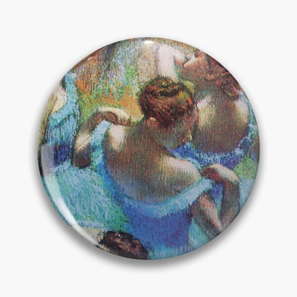Item preview, Ballet Dancers Blue Ballerinas Edgar Degas painting designed and sold by ArtUnova.