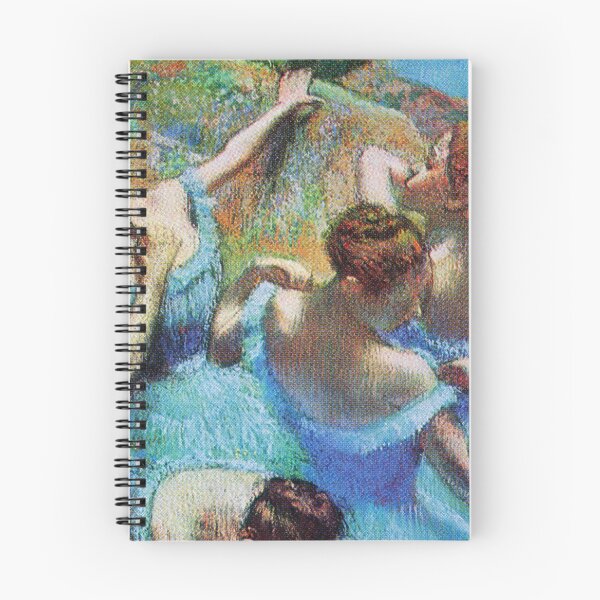 Item preview, Ballet Dancers Blue Ballerinas Edgar Degas painting designed and sold by ArtUnova.