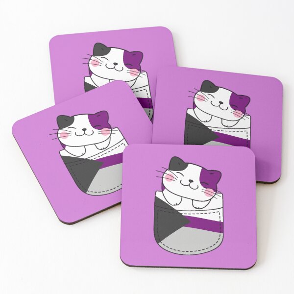 Item preview, Gato del orgullo demisexual en bolsillo falso designed and sold by everything4eva.