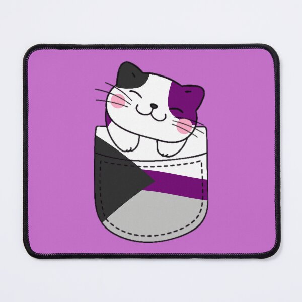 Item preview, Demisexual Pride Cat in Faux Pocket designed and sold by everything4eva.