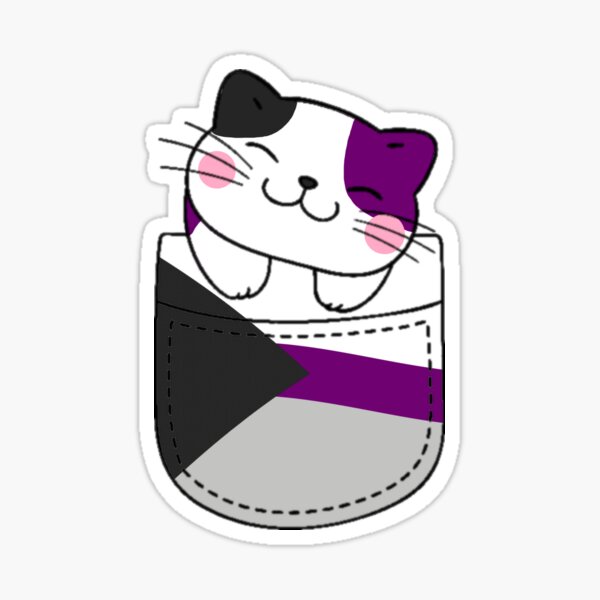 Artikel-Vorschau von Demisexuelle Pride-Katze in Kunsttasche, designt und verkauft von everything4eva.