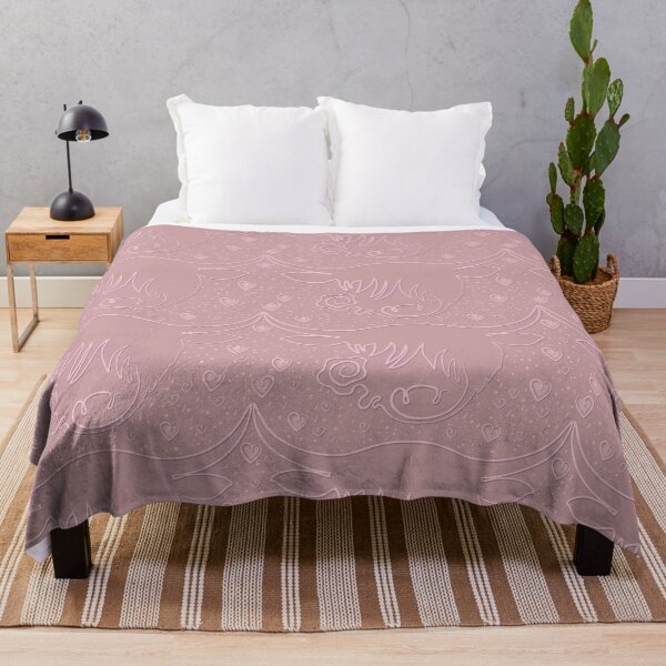 Item preview, Romantic bulls, Lilac on a dark pink background designed and sold by Alex Blud.