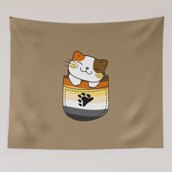 Item preview, Oso Orgullo Gato en Bolsillo Imitado designed and sold by everything4eva.