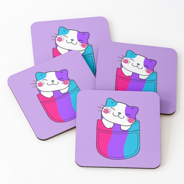 Item preview, Gato Androgyne Pride en bolsillo falso designed and sold by everything4eva.