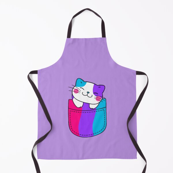 Item preview, Androgyne Pride Cat in Faux Pocket designed and sold by everything4eva.