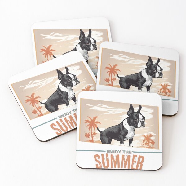 Item preview, Boston terrier summer Holidays dog Enjoy the Summer  designed and sold by GoodyPaws.