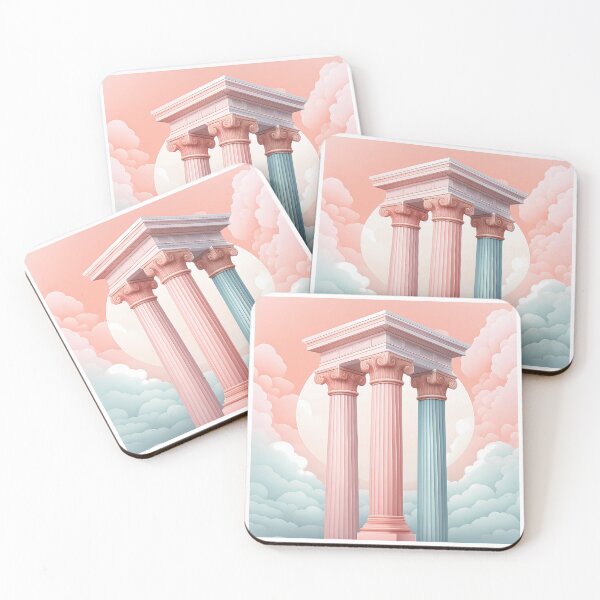 Item preview, Roman Column in Pastel Colors designed and sold by OzzFrequency.
