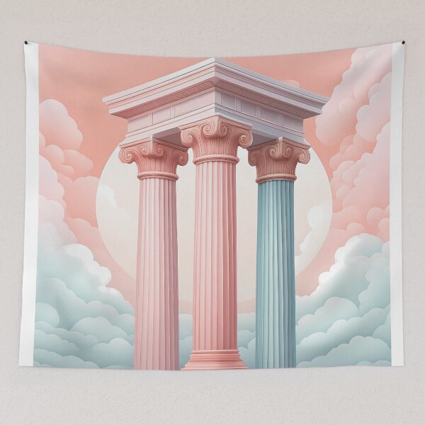 Item preview, Roman Column in Pastel Colors designed and sold by OzzFrequency.