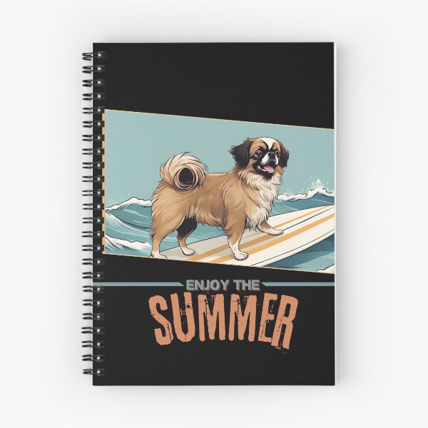 Item preview, Tibetan Spaniel summer Holidays dog Enjoy the Summer  designed and sold by GoodyPaws.