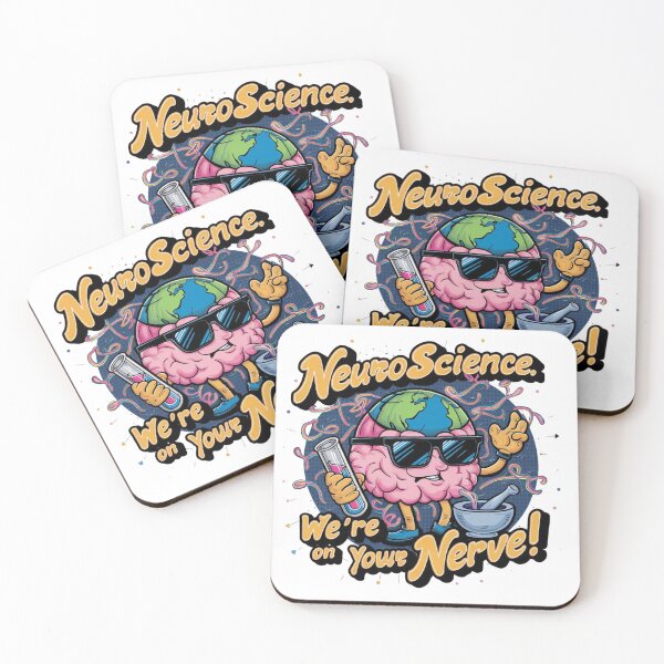 Item preview, Neuroscience puns we're on your nerve funny gift for medical and science students designed and sold by Angie-Atelier.