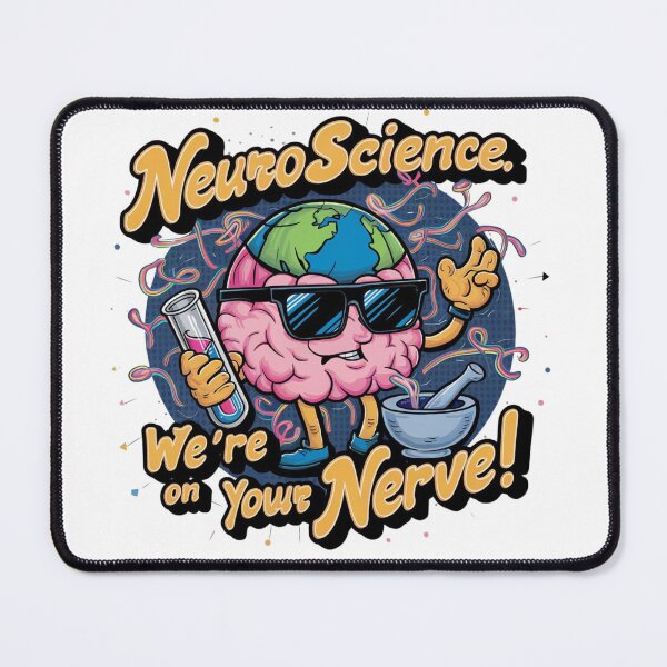 Item preview, Neuroscience puns we're on your nerve funny gift for medical and science students designed and sold by Angie-Atelier.