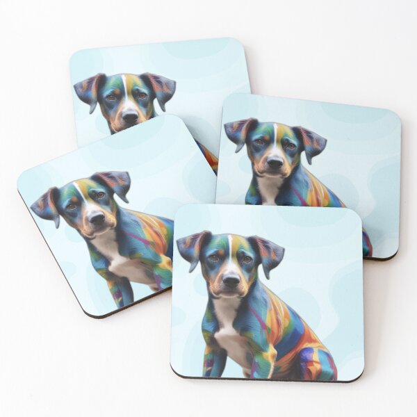 Item preview, Colorful Cute Dog designed and sold by AbeeRedB.