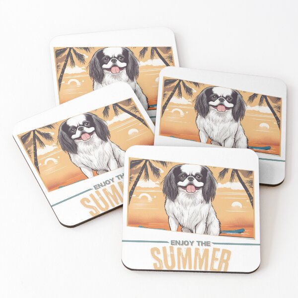 Item preview, Japanese Chin summer Holidays dog Enjoy the Summer  designed and sold by GoodyPaws.