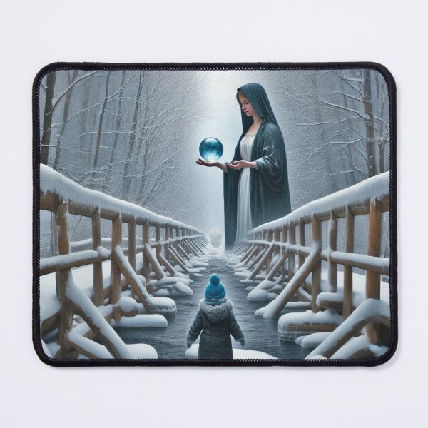 Item preview, Catseye Winter Landscape scene from Canadian Literature Snowylandscape designed and sold by CristalleLisa.