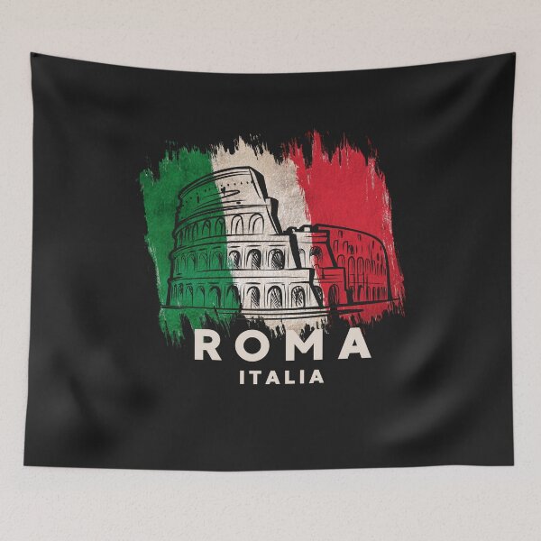 Item preview,   Roma Italia flag football holiday souvenir designed and sold by MilkyForest.