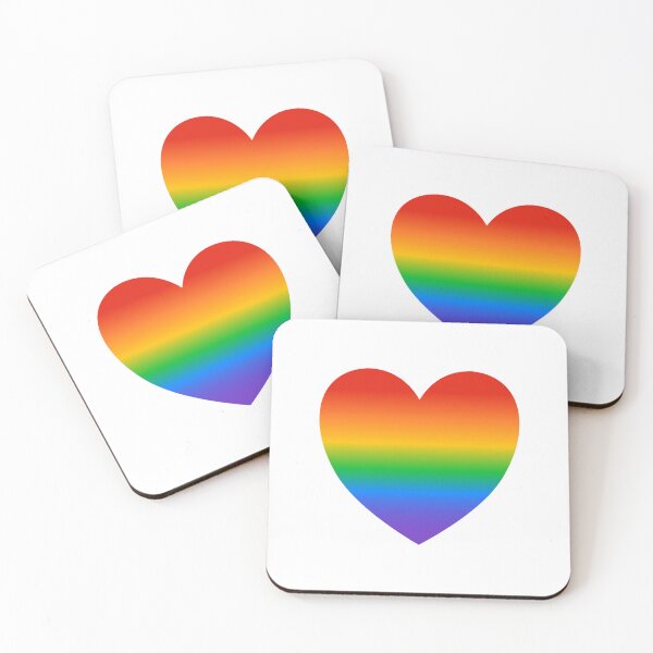 Item preview, Rainbow pride heart designed and sold by Inspirationmotivation.