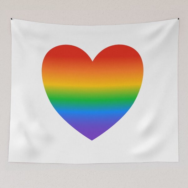 Item preview, Rainbow pride heart designed and sold by Inspirationmotivation.