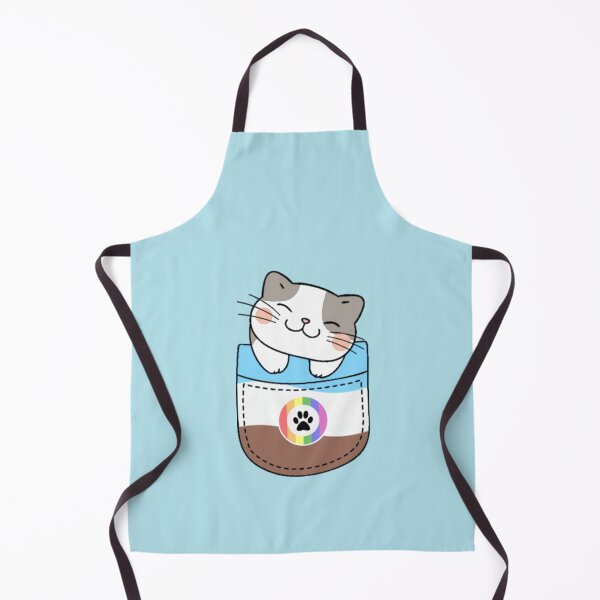 Item preview, Furry Pride Cat in Faux Pocket designed and sold by everything4eva.
