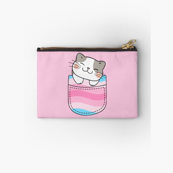 Item preview, Transfem Pride Cat in Faux Pocket designed and sold by everything4eva.