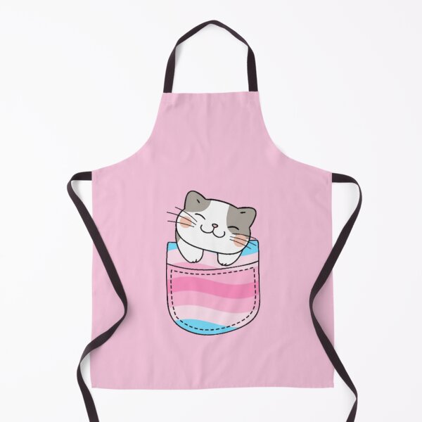 Item preview, Transfem Pride Cat in Faux Pocket designed and sold by everything4eva.