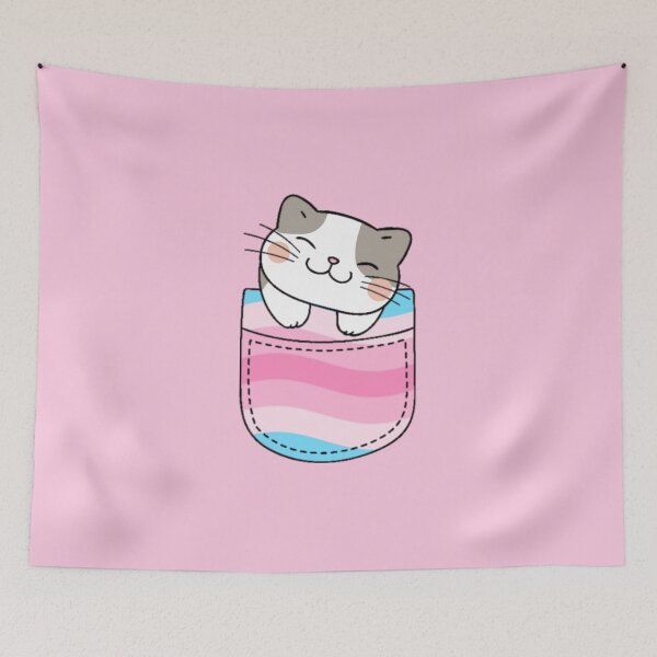 Item preview, Transfem Pride Cat en bolsillo falso designed and sold by everything4eva.