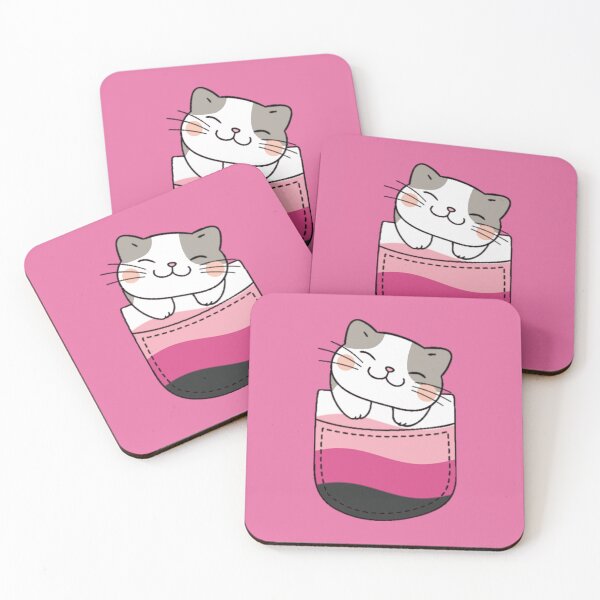 Item preview, Transfem Pride Cat in Faux Pocket designed and sold by everything4eva.