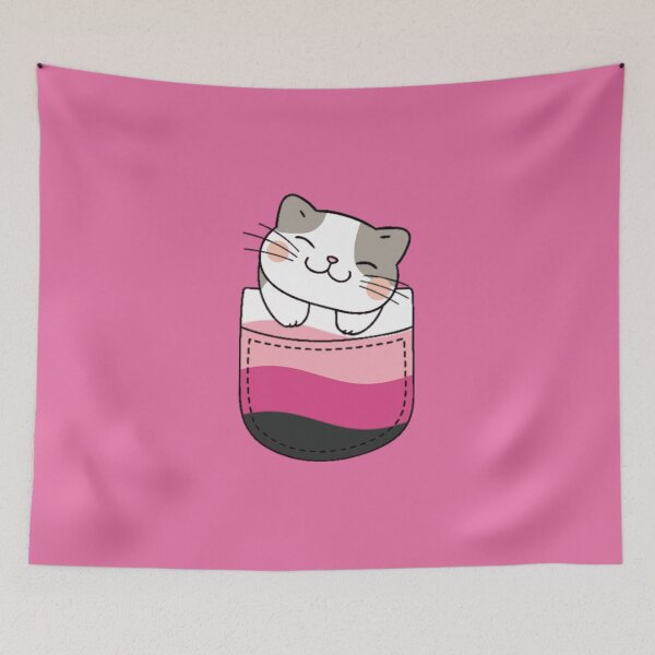 Item preview, Transfem Pride Cat en bolsillo falso designed and sold by everything4eva.