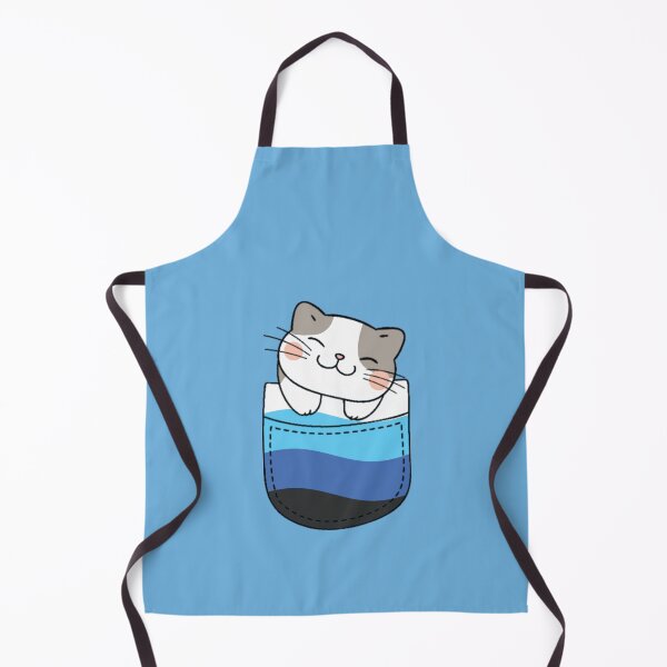 Item preview, Transmasc Pride Cat in Faux Pocket designed and sold by everything4eva.