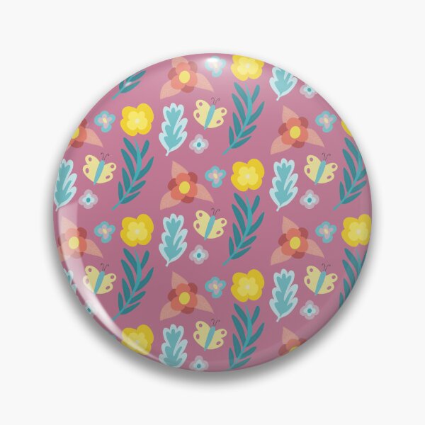 Item preview, Summer garden of flowers and butterfly pattern designed and sold by elliebart.