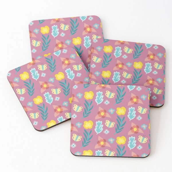 Item preview, Summer garden of flowers and butterfly pattern designed and sold by elliebart.