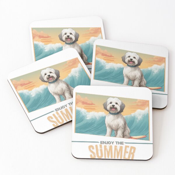 Item preview, Lhasa Apso  summer Holidays dog Enjoy the Summer  designed and sold by GoodyPaws.