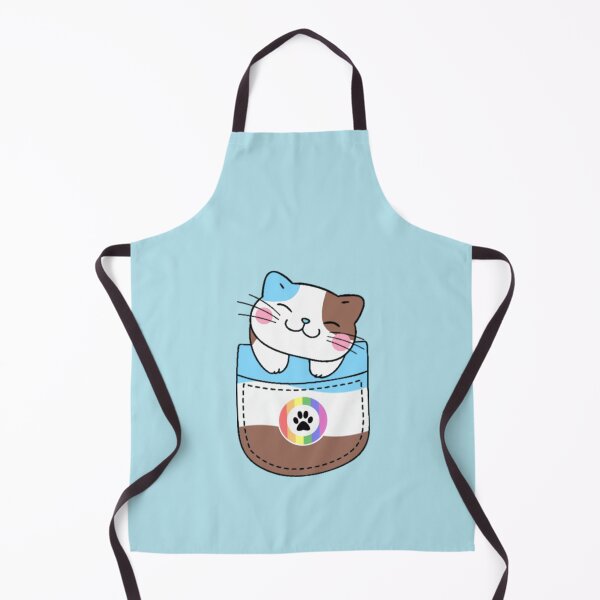 Item preview, Furry Pride Cat in Faux Pocket designed and sold by everything4eva.