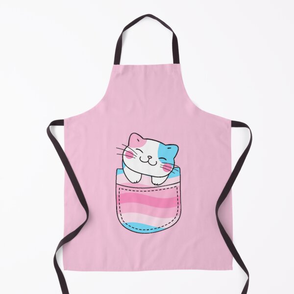 Item preview, Transfem Pride Cat in Faux Pocket designed and sold by everything4eva.