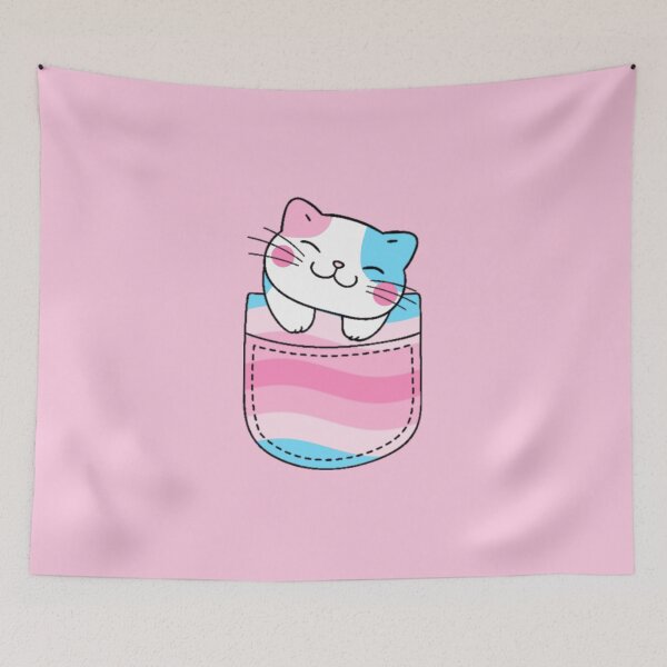 Item preview, Transfem Pride Cat en bolsillo falso designed and sold by everything4eva.