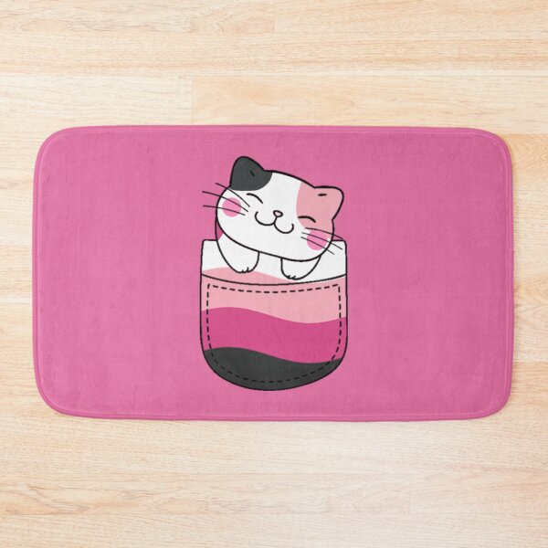 Item preview, Transfem Pride Cat in Faux Pocket designed and sold by everything4eva.
