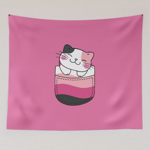 Item preview, Transfem Pride Cat en bolsillo falso designed and sold by everything4eva.